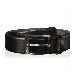 HUGO Hugo Boss Men's Gellot Grainy Leather Belt Size: 32